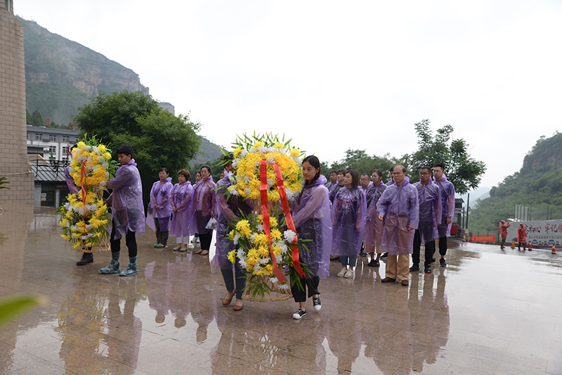 河北省环境科学学会组织参观红色教育基地